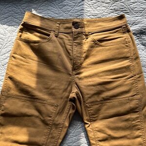 REI Brown Double Padded Knee Work Pants